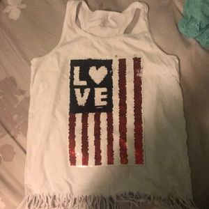 Children’s place American flag shirt